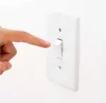 moving light switch installation