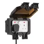 outdoor socket installation
